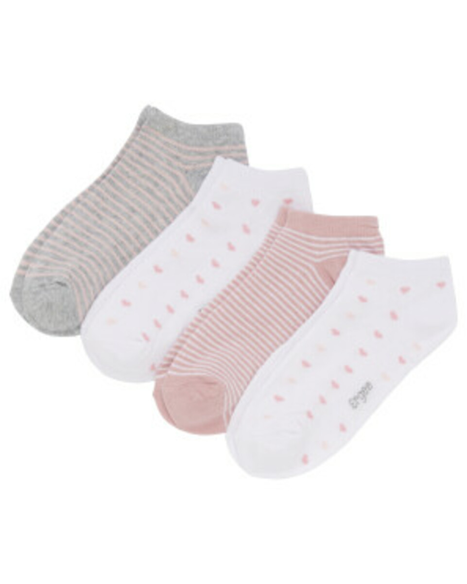 Bild 1 von Gemusterte Sneakersocken
       
      4-er Pack, Ergee, verschiedene Designs
     
      rosa