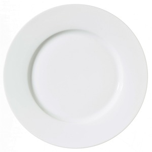 METRO Professional Teller flach Fine Dining, Porzellan, Ø 19 cm, weiß, 6 Stück