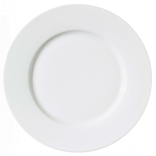 Bild 1 von METRO Professional Teller flach Fine Dining, Porzellan, Ø 19 cm, weiß, 6 Stück