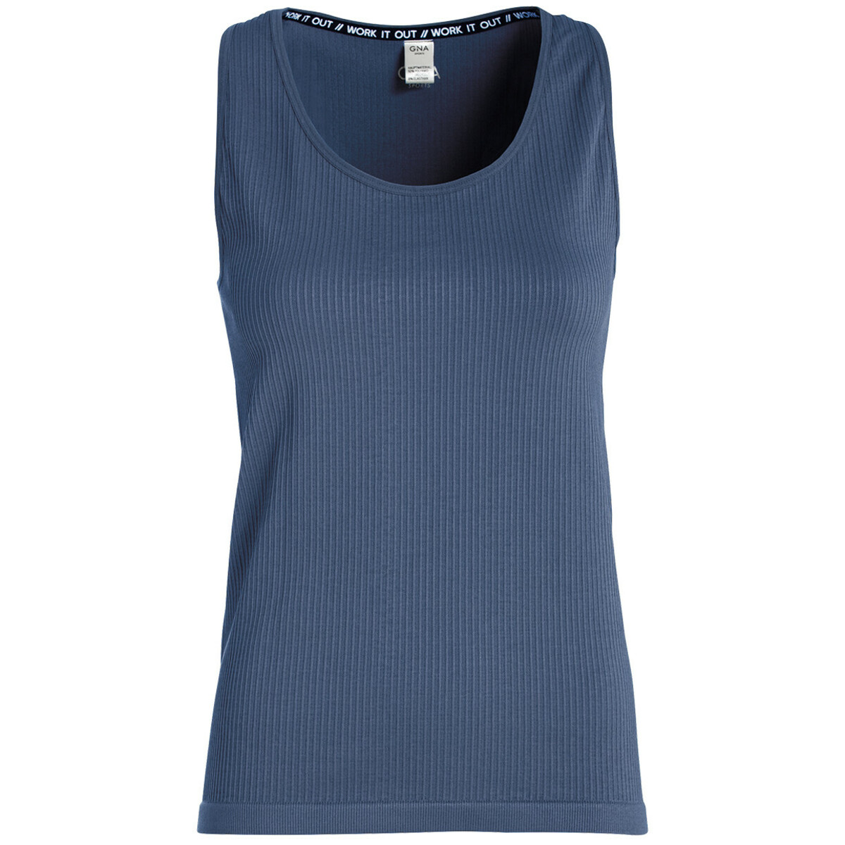 Bild 1 von Damen Sport-Top mit Rippstruktur BLAU