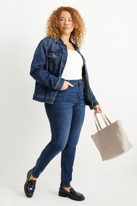 C&A Skinny Jeans-Mid Waist-LYCRA®-recycelt, Blau, Größe: 56