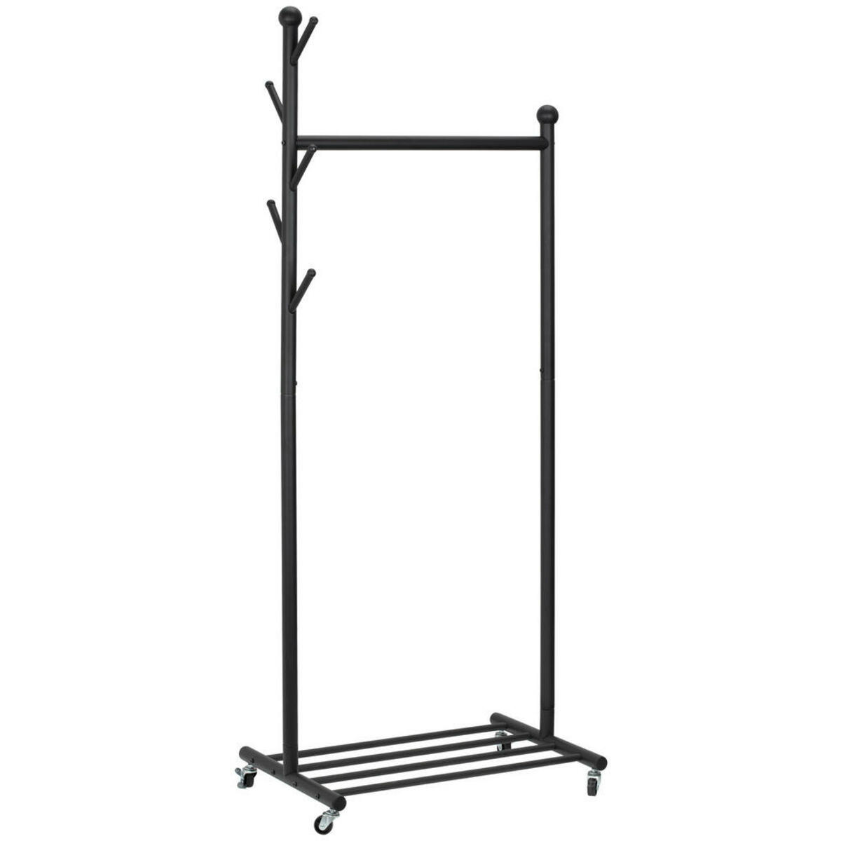 Bild 1 von PBJ Garderobe, Schwarz, Metall, 68x170x43 cm, Garderobe, Garderoben-Sets
