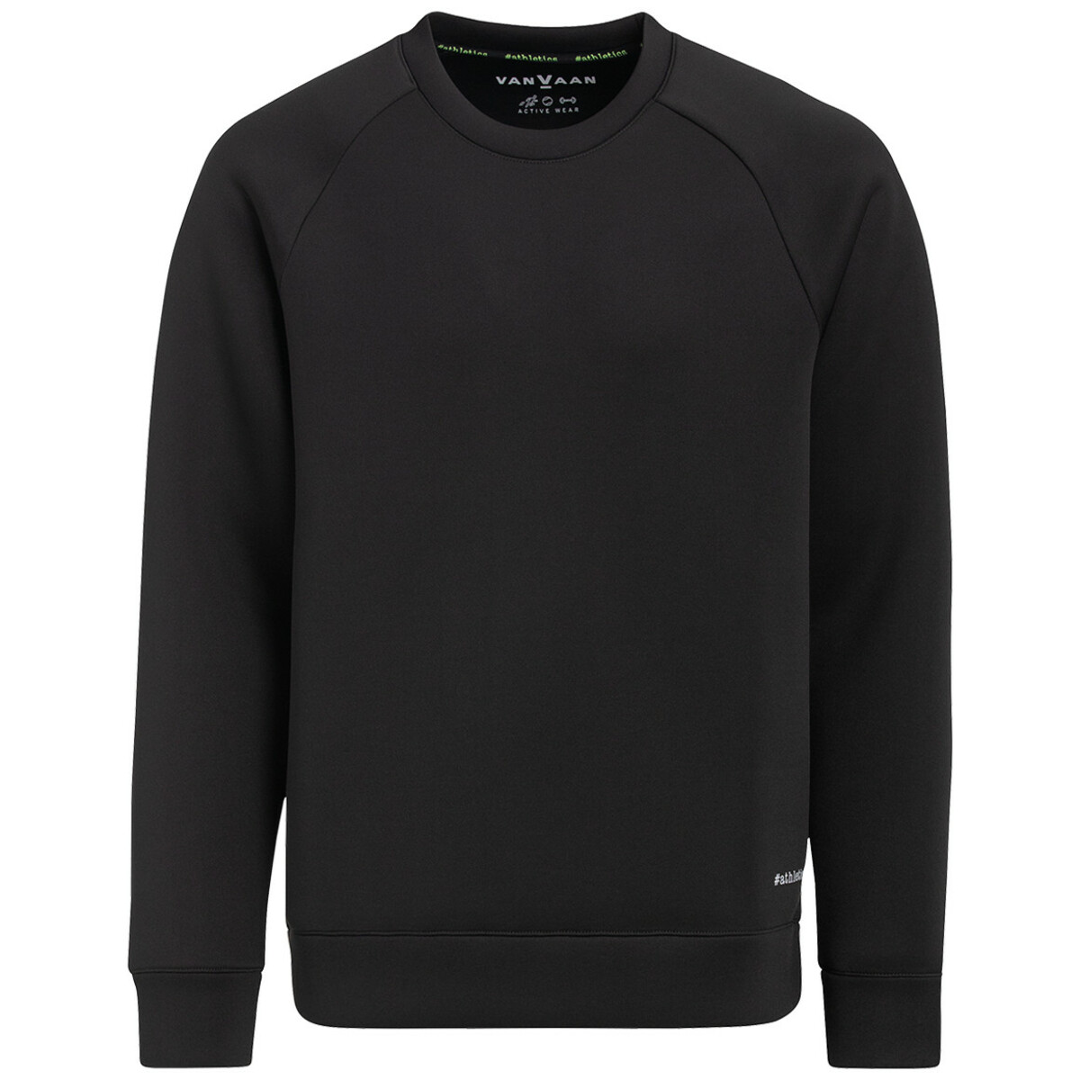 Bild 1 von Herren Sport-Sweatshirt mit Raglanärmeln SCHWARZ