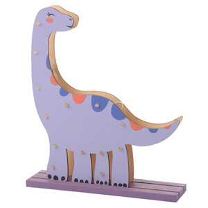 LED Lampe in Dino-Form HELLLILA / LILA