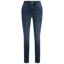 Bild 1 von Damen Mom-Jeans mit Used-Waschung DUNKELBLAU