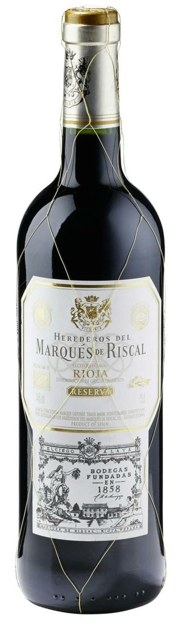 Bild 1 von Marqués de Riscal Rioja Reserva Rotwein trocken (0,75 l)