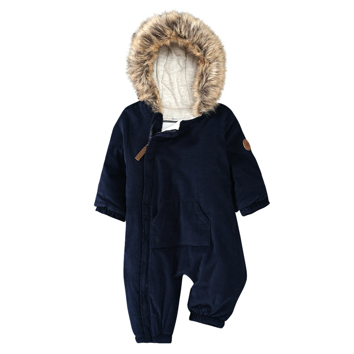 Bild 1 von Newborn Overall aus Cord DUNKELBLAU