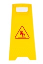 Bild 1 von METRO Professional Warnschild, PP, 31 x 3,5 x 62 cm, gelb