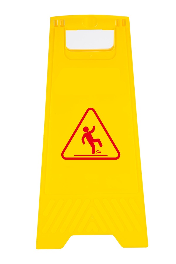 Bild 1 von METRO Professional Warnschild, PP, 31 x 3,5 x 62 cm, gelb
