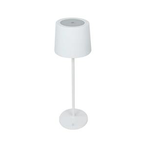 METRO Professional LED-Tischlampe 2er Set, Aluminium / Polycarbonat, Ø 11 x 38.5 cm, USB Anschluss, Touch Control, dimmbar, wasserdicht, weiß