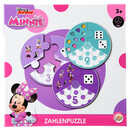 Bild 1 von Minnie Maus Zahlenpuzzle mit 10 Puzzle WEISS / LILA