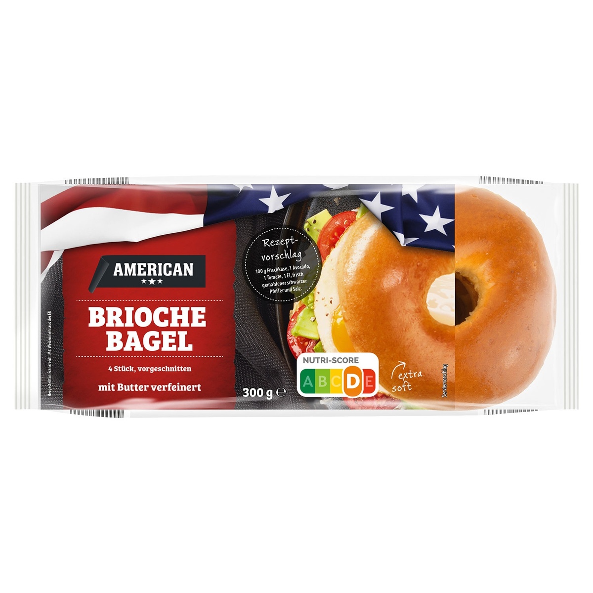 Bild 1 von AMERICAN Brioche-Bagel 300 g
