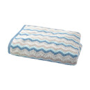 Bild 1 von Handtuch mit Zick-Zack-Muster BLAU / GRAU / WEISS
