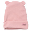 Bild 1 von Baby Mütze mit Ohren-Applikation ROSA