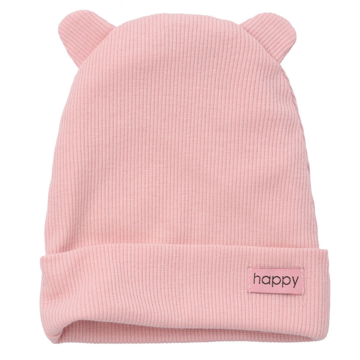 Bild 1 von Baby Mütze mit Ohren-Applikation ROSA