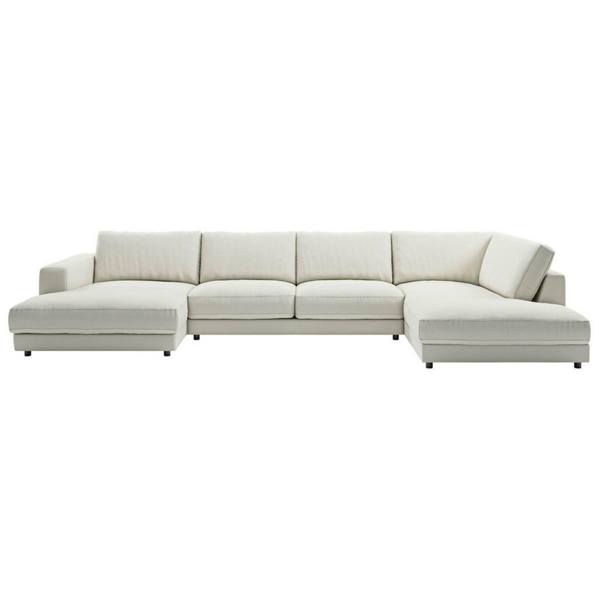 Bild 1 von Pure Home Lifestyle Wohnlandschaft 979, Hellgrau, Textil, 6-Sitzer, U-Form, 425x224 cm, Blauer Engel, Goldenes M, Oeko-Tex® Standard 100, DGM-Emissionslabel, Stoffauswahl, seitenverkehrt erhältlich