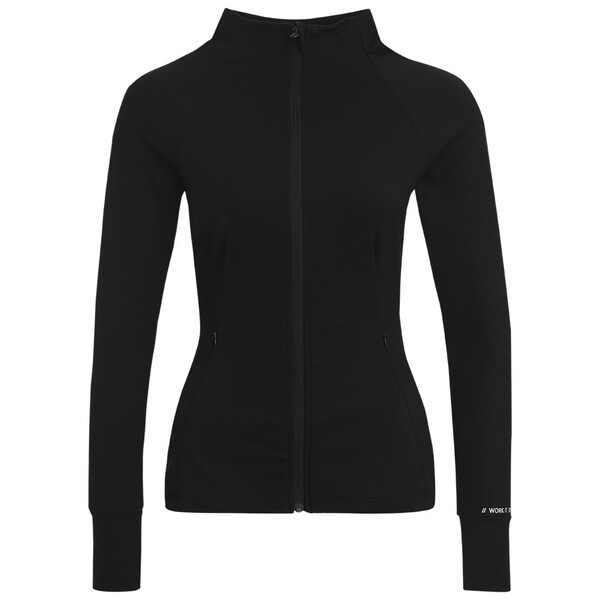 Bild 1 von Damen Sport-Jacke mit Reißverschluss SCHWARZ