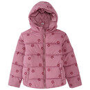 Bild 1 von Mädchen Steppjacke mit Blumen-Allover DUNKELROSA