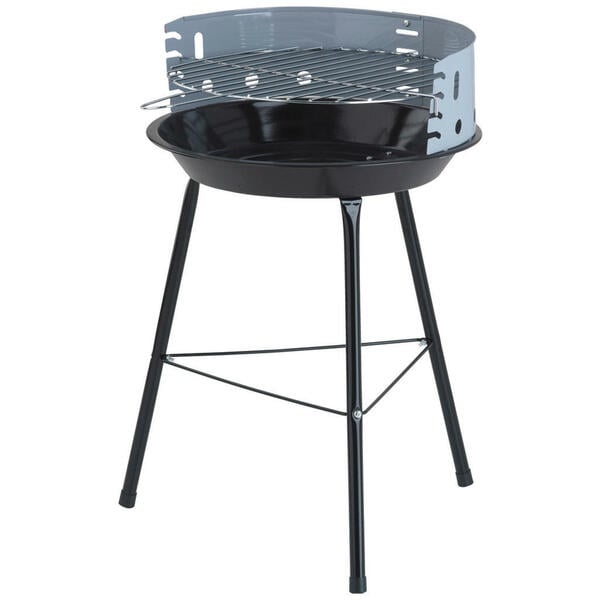 Bild 1 von Grill-Partyset 10401, Schwarz, Metall, 38x56x38 cm, Grills, Holzkohlegrills