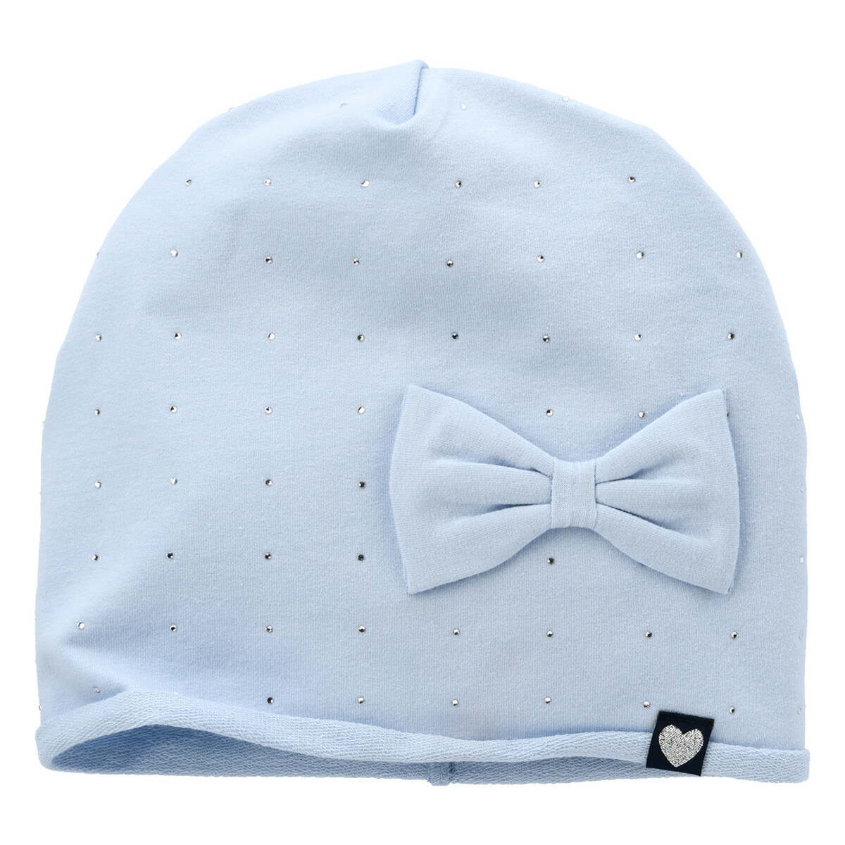 Bild 1 von Mädchen Beanie mit Zierschleife HELLBLAU