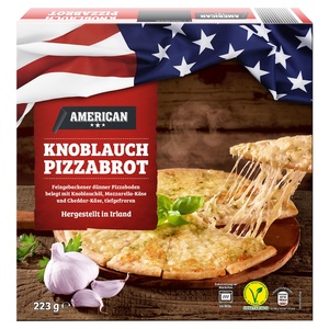AMERICAN Knoblauch-Pizzabrot 223 g