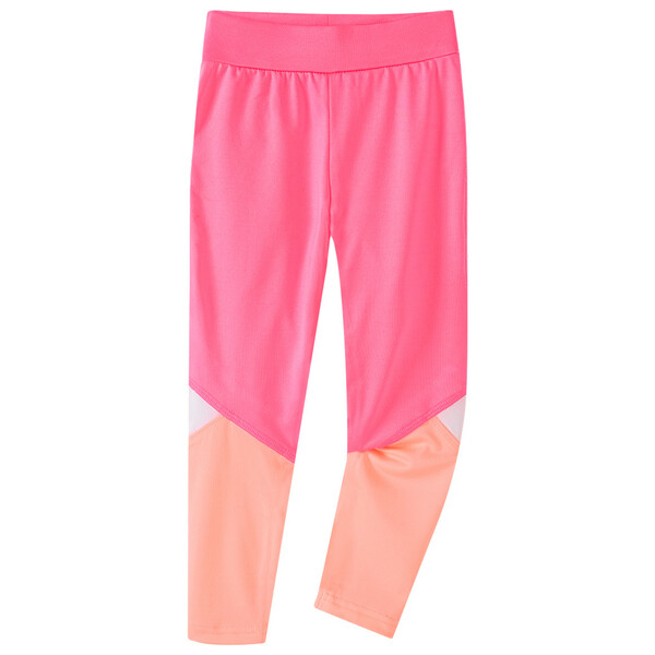 Bild 1 von Mädchen Sport-Leggings mit Einsätzen NEONPINK / APRICOT / WEISS