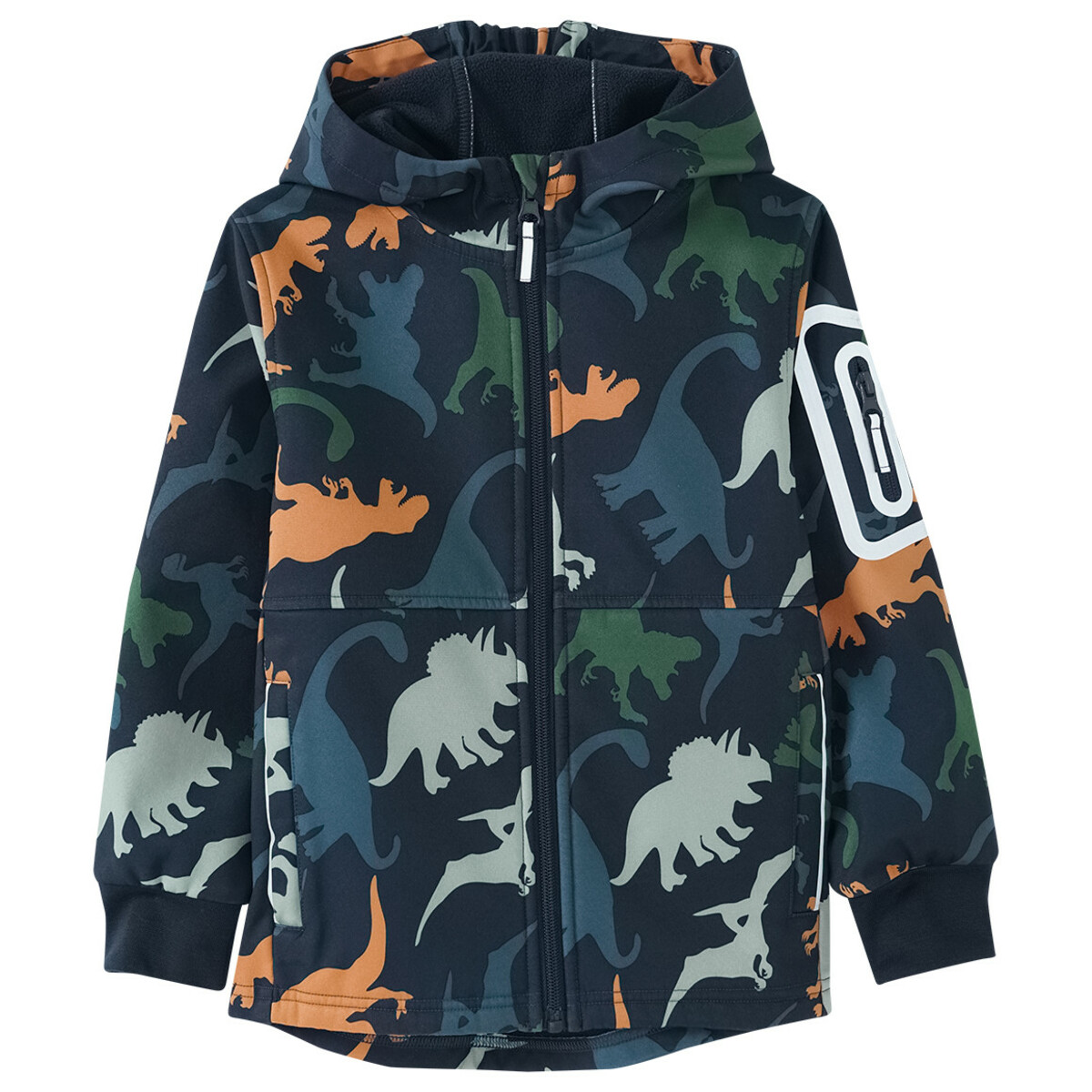 Bild 1 von Jungen Softshelljacke mit Kapuze DUNKELBLAU