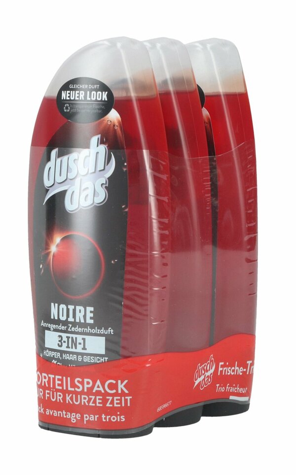 Bild 1 von Duschgel 'Noire' Vorteilspack 3 x 250 ml