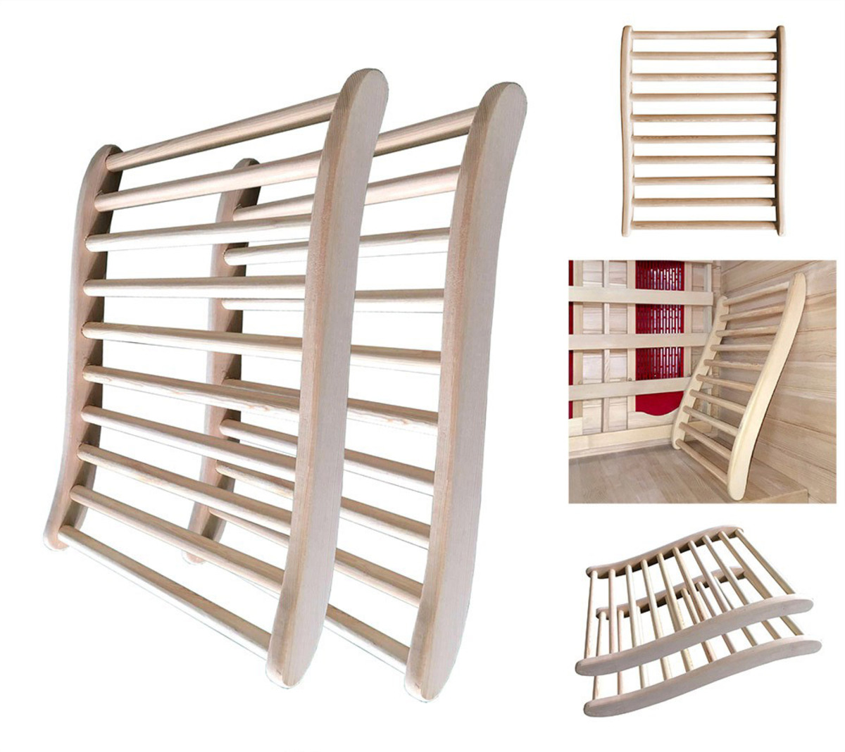 Bild 4 von HOME DELUXE Sauna Rückenlehne VITA - 2 Stück