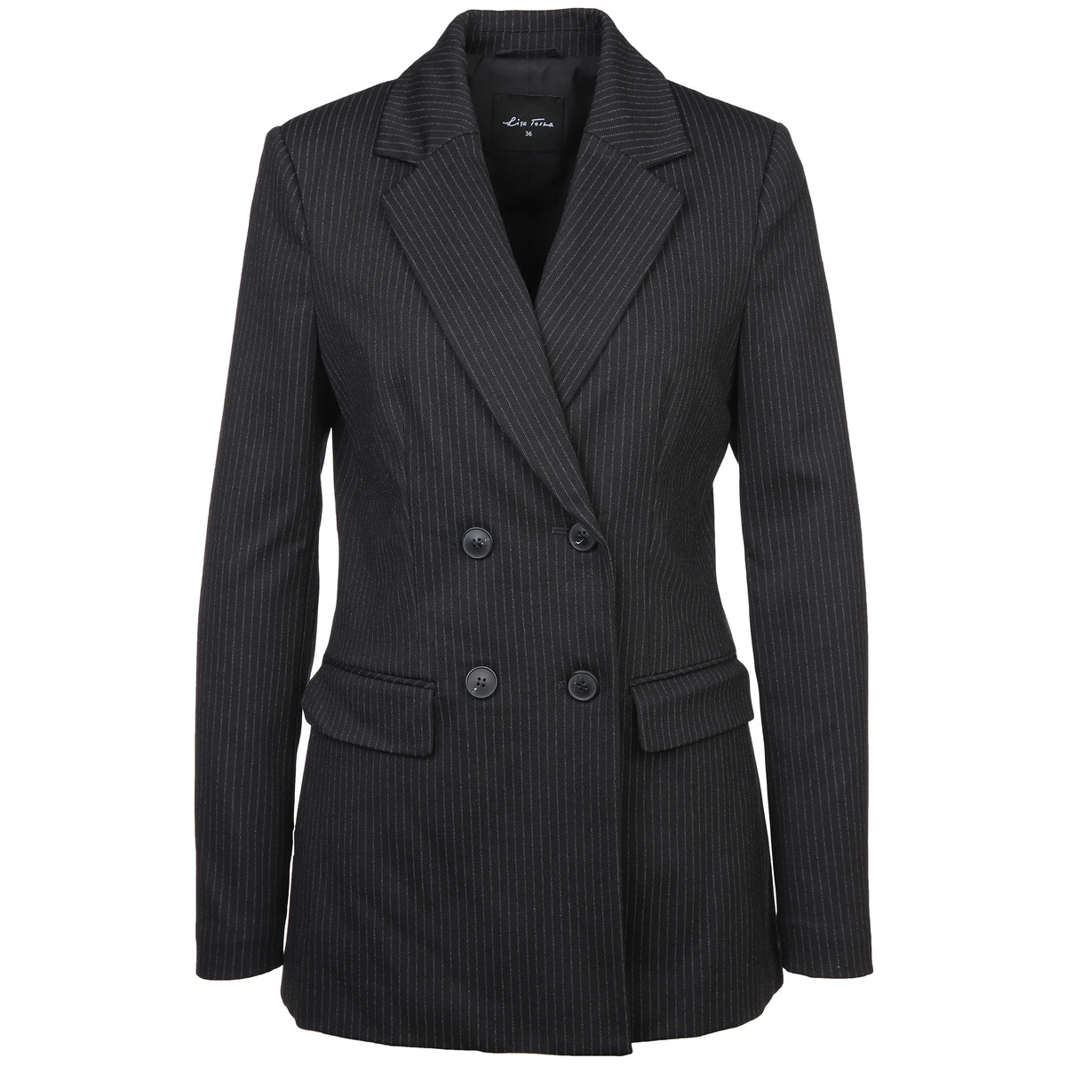 Bild 1 von Damen Blazer mit Nadelstreifen
                 
                                                        Schwarz