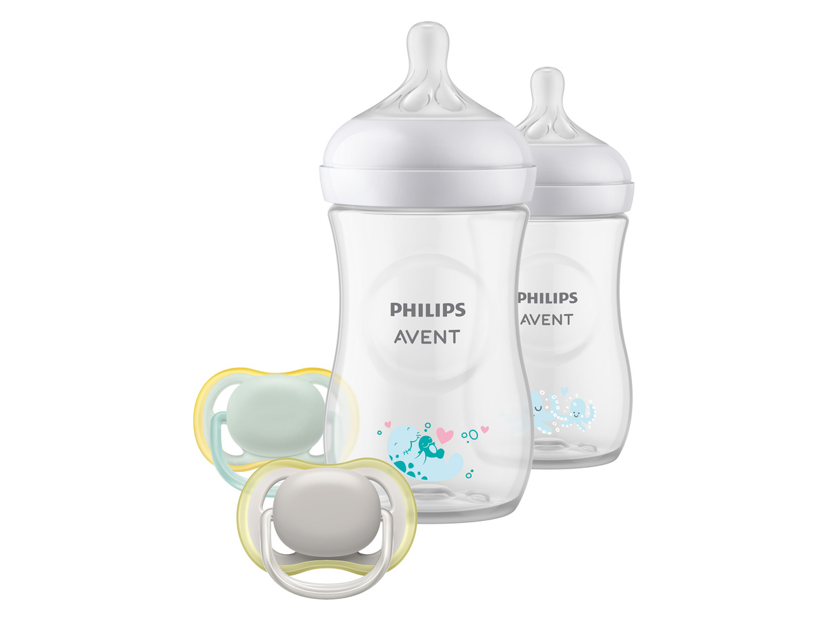 Bild 1 von Philips AVENT Flaschen-Set »SCD837/11«, mit 2 Natural Response Flaschen und 2 Ultra Air Schnuller