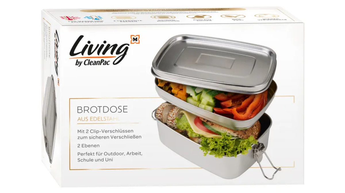 Bild 1 von CleanPac Edelstahl Brotdose