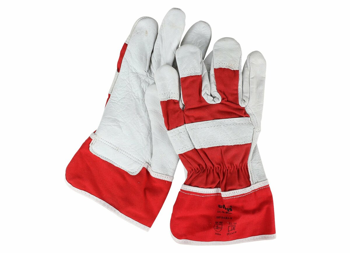 Bild 1 von ulith Arbeitshandschuhe aus Vollleder Größe XL Rot