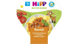 HiPP Kinder-Bio-Ravioli - Ravioli mit Tomaten-Gemüse-Sauce