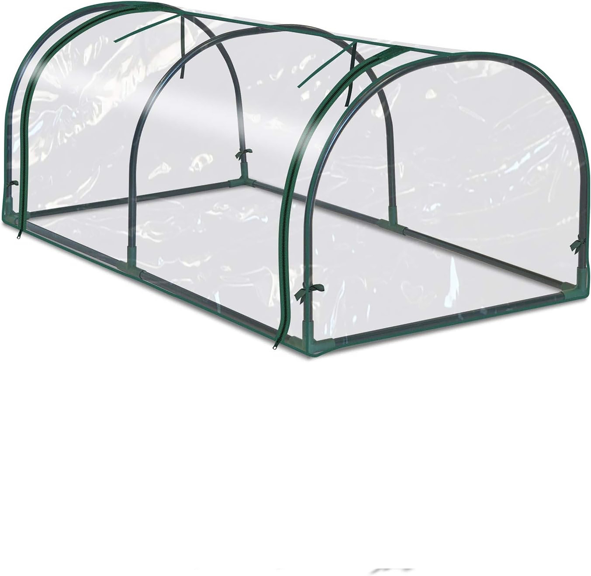 Bild 1 von HC Garten & Freizeit Tunnelgewächshaus aus PVC und Stahl, 200x100x80 cm