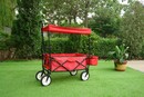 Bild 2 von Green Yard Bollerwagen mit Dach und Korb, ca. 90 x 53 x 118 cm