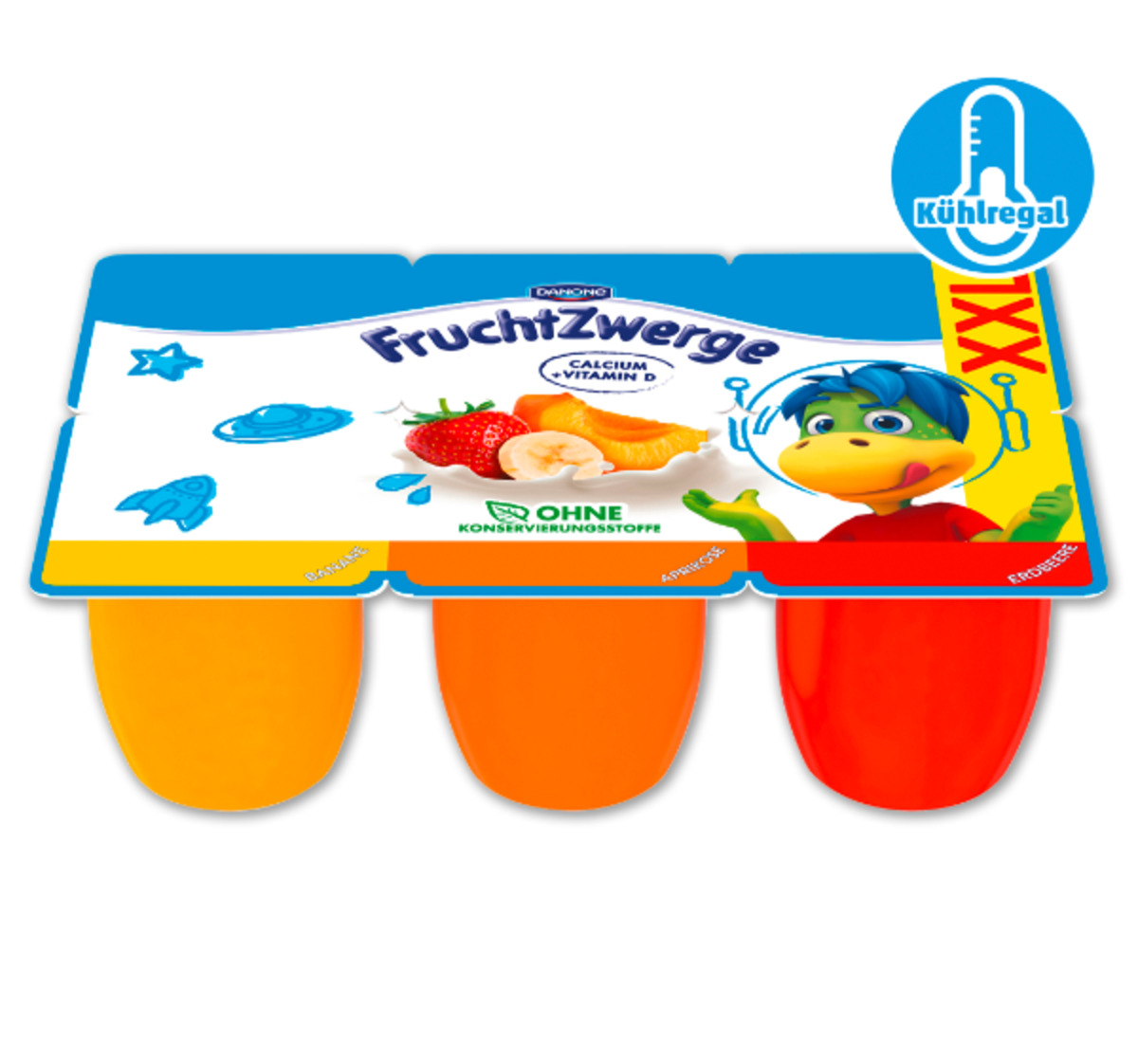 Bild 1 von DANONE Fruchtzwerge XXL*