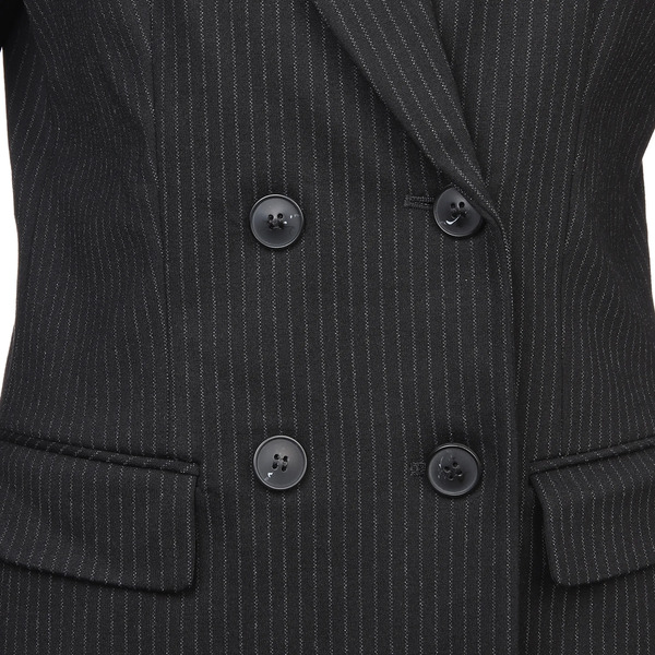 Bild 3 von Damen Blazer mit Nadelstreifen
                 
                                                        Schwarz