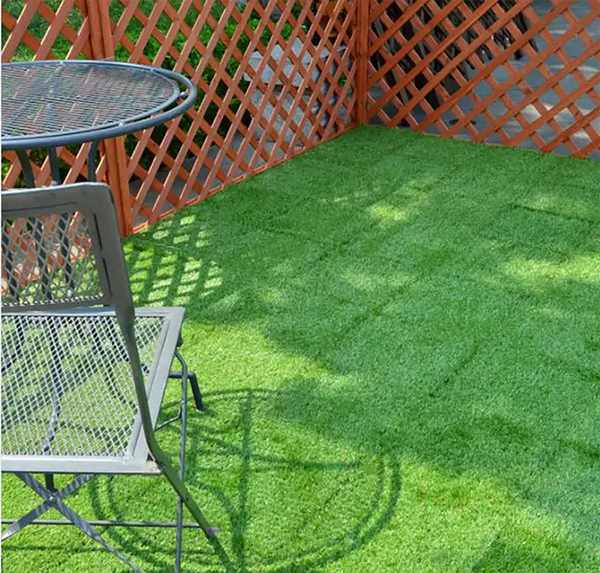 Bild 3 von HC Garten & Freizeit WPC-Fliesen Kunstrasen, ca. 32 x 32 x 23 cm