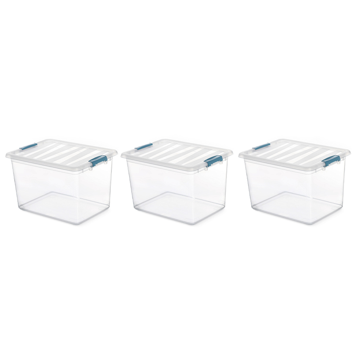 Bild 1 von TOPTEX ORDNUNG Klarsichtbox "Katla" 12L 3er Set