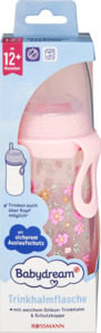 Babydream Trinkhalmflasche Flexstraw 360ml / ab 12 Monate / PINK