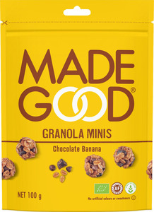 MadeGood Bio Granola Minis Schokolade Banane