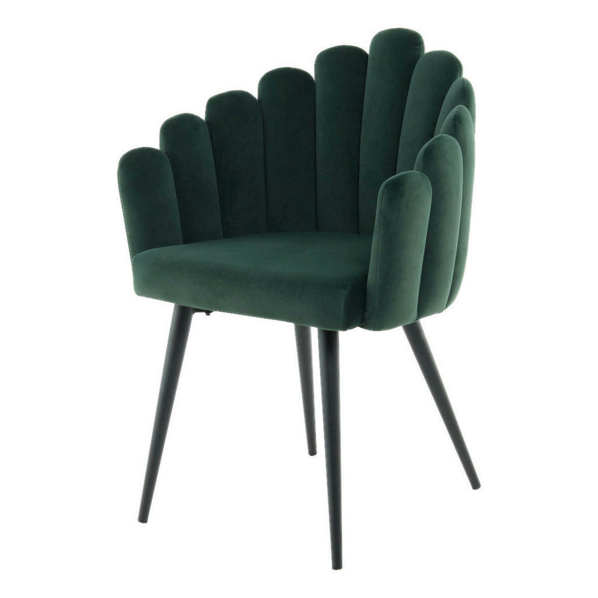 Bild 1 von Stuhl Jeane 600 grün Microfaser B/H/T: ca. 61x85x58 cm