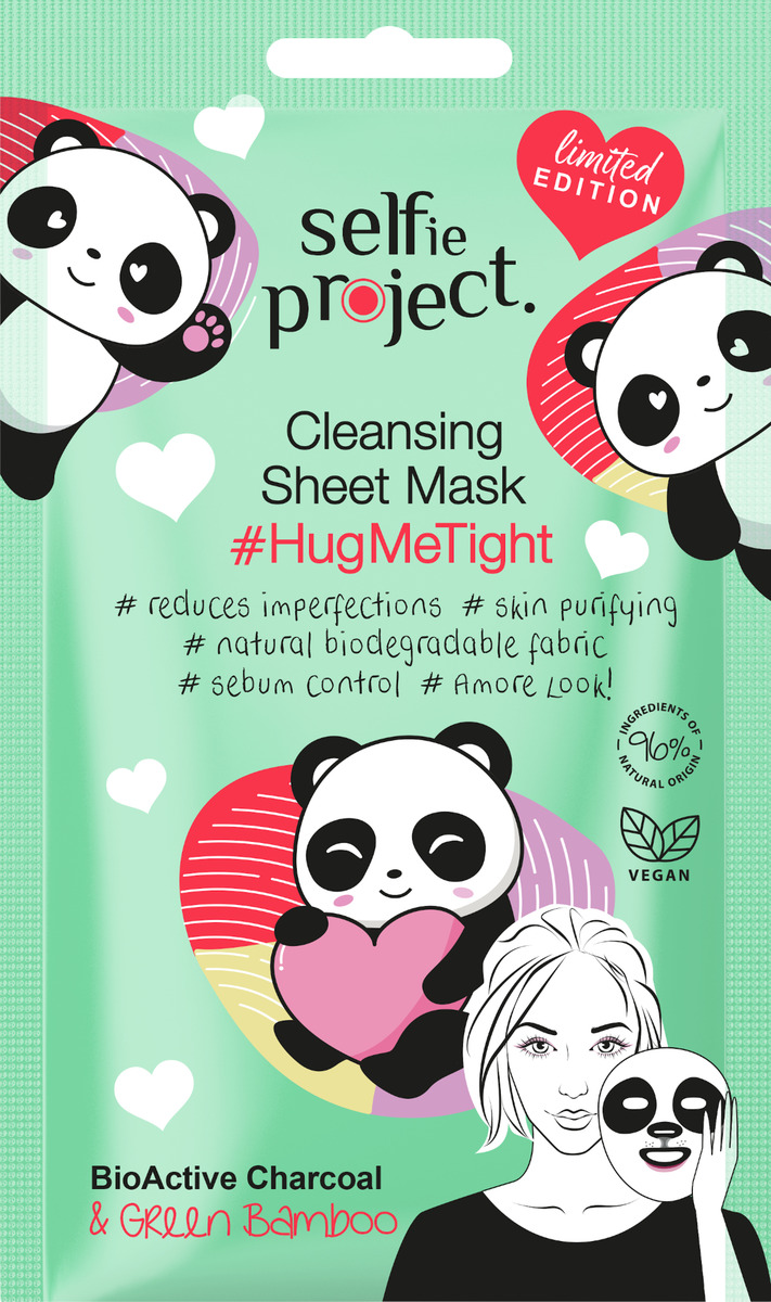 Bild 1 von Selfie Project Reinigende Tuchmaske #HugMeTight