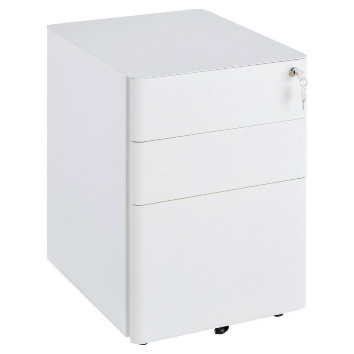Bild 1 von Rollcontainer 924-006WT weiß B/H/T: ca. 39x59x48 cm