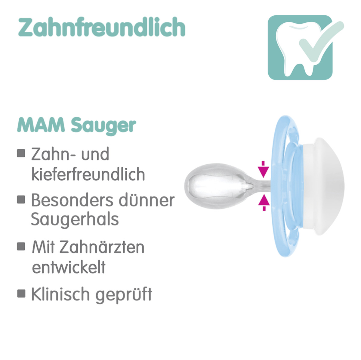 Bild 3 von MAM Schnuller Perfect Silikon 6-16 pink