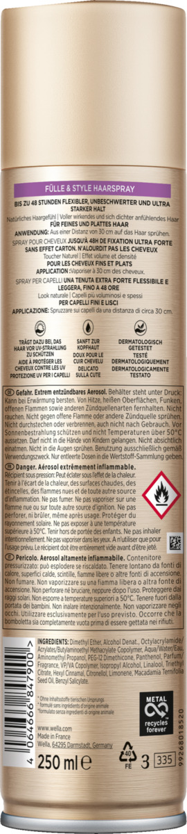 Bild 2 von Wella Wellaflex Fülle & Style Haarspray