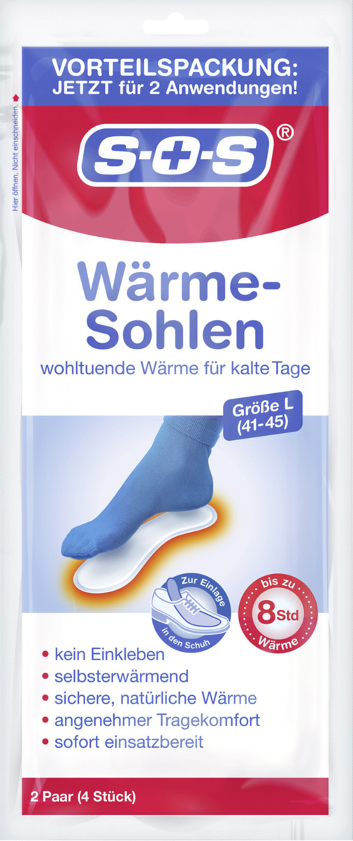 Bild 1 von SOS Wärme-Sohlen Gr. L 41-45