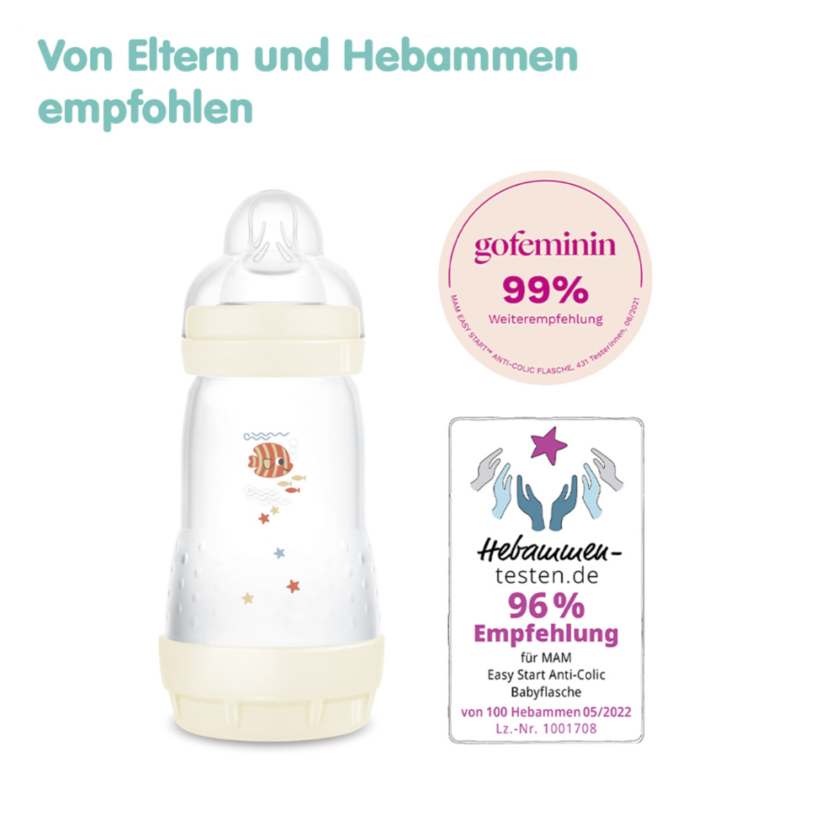 Bild 4 von MAM Babyflasche Easy Start Anti-Colic Set, 0+ uni