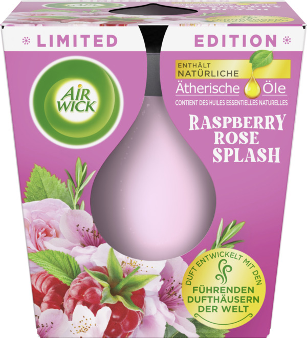 Bild 2 von Air Wick Wohlfühl-Duftkerze Raspberry Rose Splash